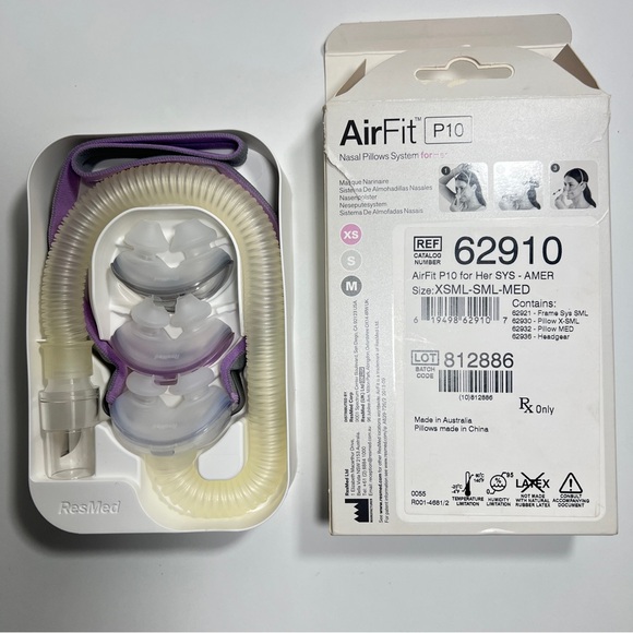 Resmed Airfit P10 For Her OPEN BOX (XS,S,M) - READ DESCRIPTION - Picture 3 of 6
